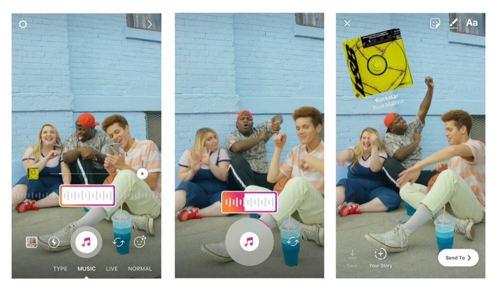 Função de adicionar música nos stories do Instagram chega ao Brasil